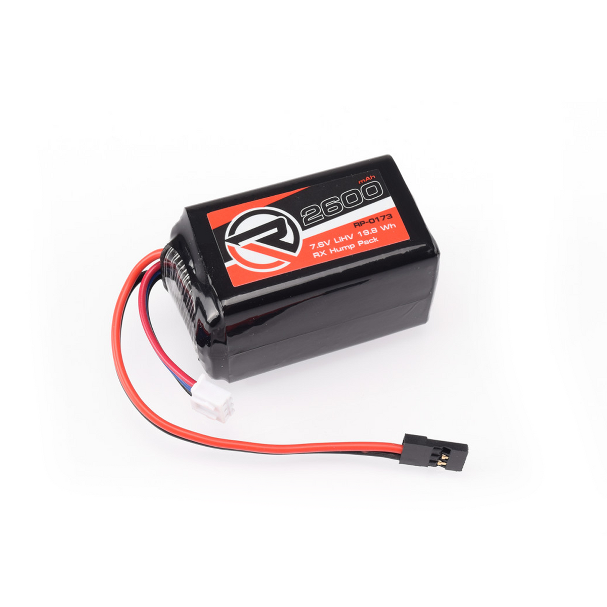 RUDDOG 2600mAh 7.6V LiHV RX Hump Pack (Fits Kyosho/Tekno)