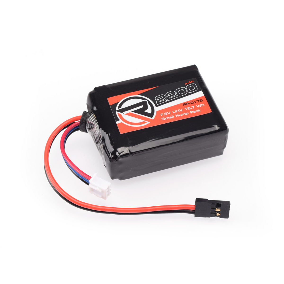 RUDDOG 2200mAh 7.6V LiHV RX Small Hump Pack (Fits HB/TLR)