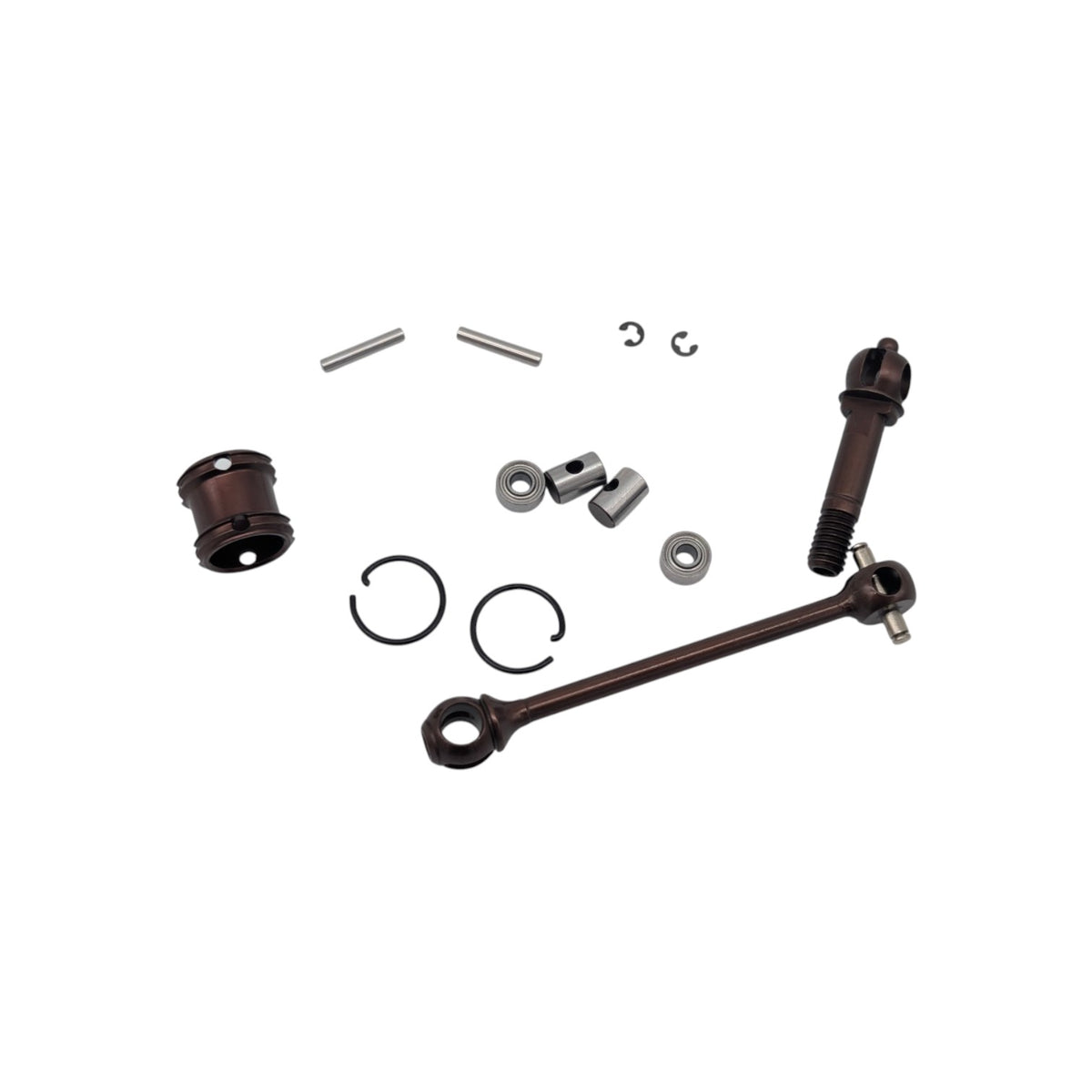 RC MAKER 10102 - LF-LW Complete Front Driveshaft Set