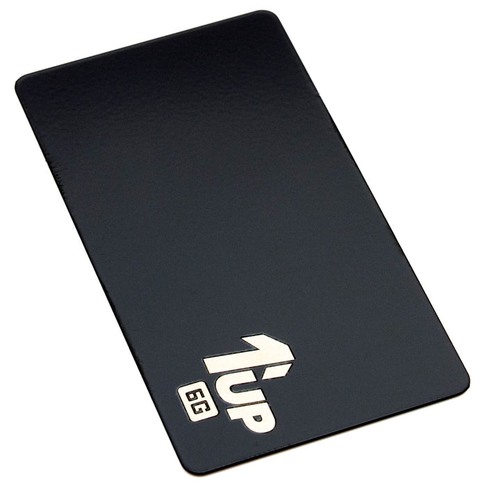 1up Racing Blacked Out Weight - Mini-B Battery &amp; Universal Electronics Plate