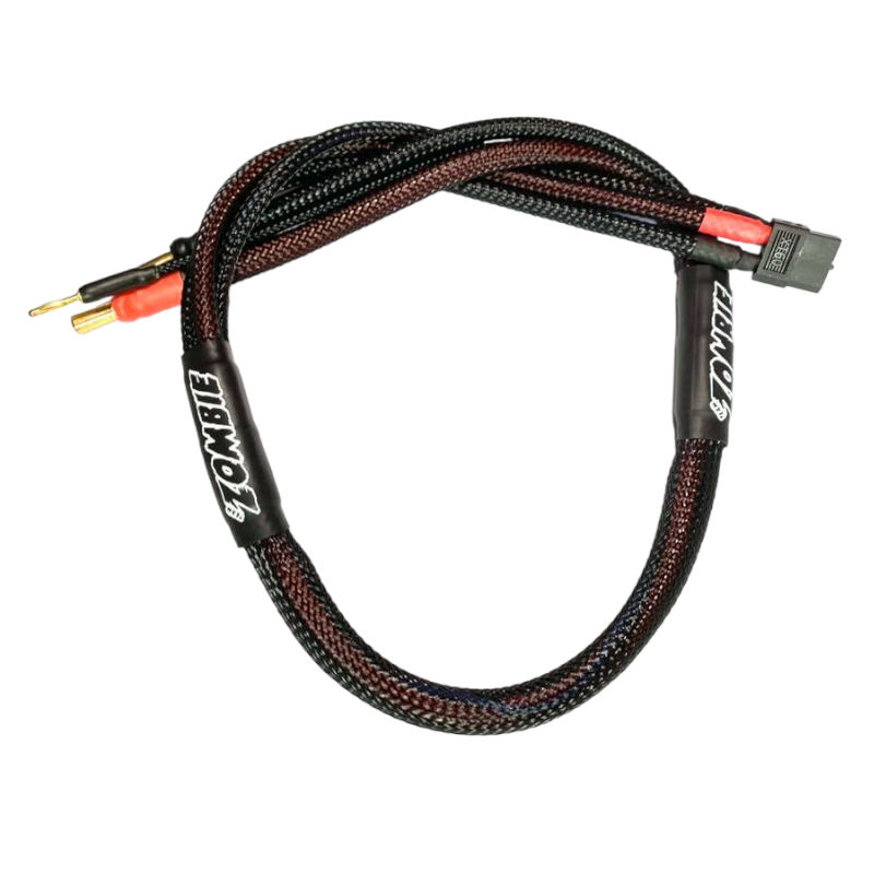 Zombie XT60 5mm plug 600mm Balance Charging Cable All Black
