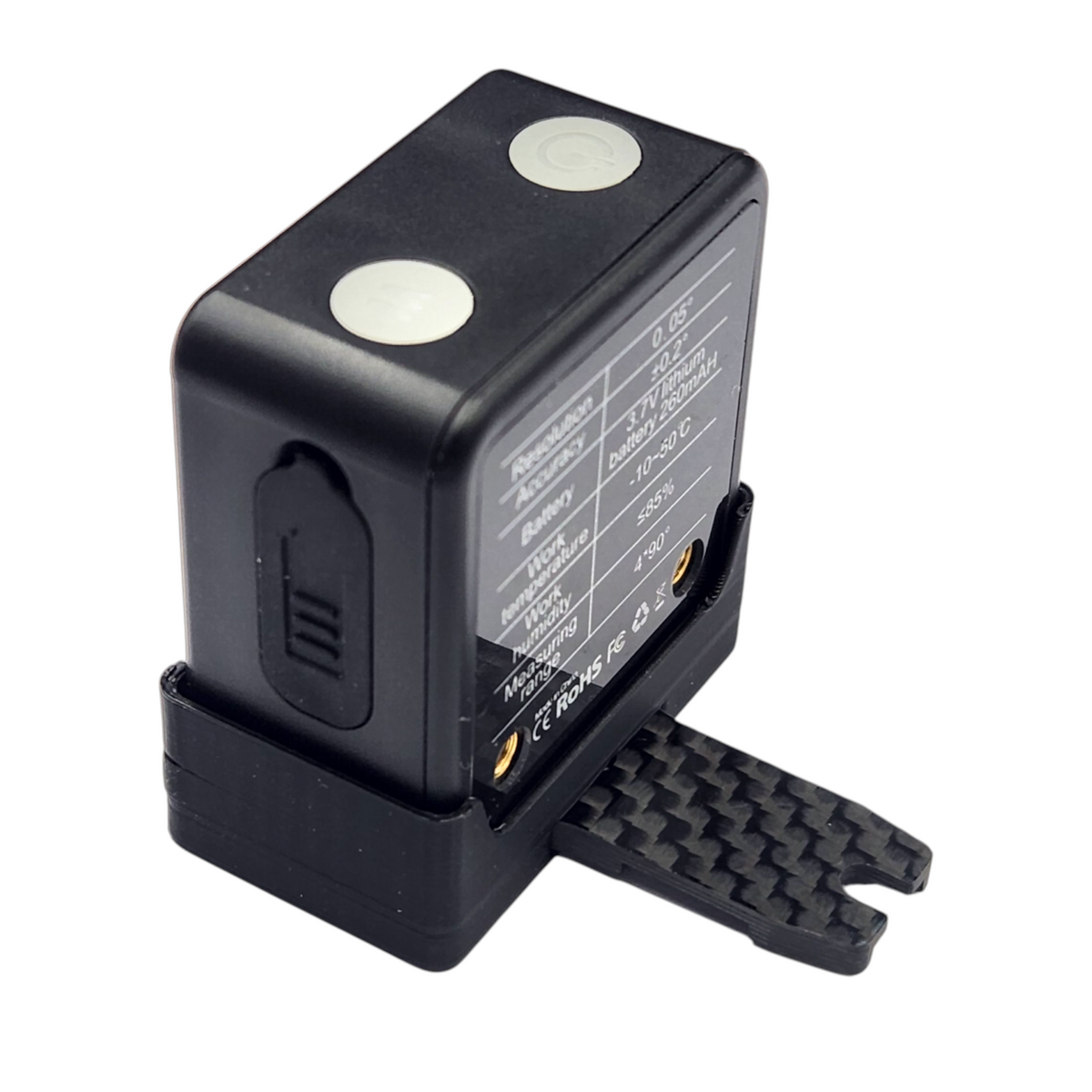 INOV8 3DX Carbon Micro Digital Angle Gauge Caster Plate for A800RR, Mi9, X4 &amp; IF14