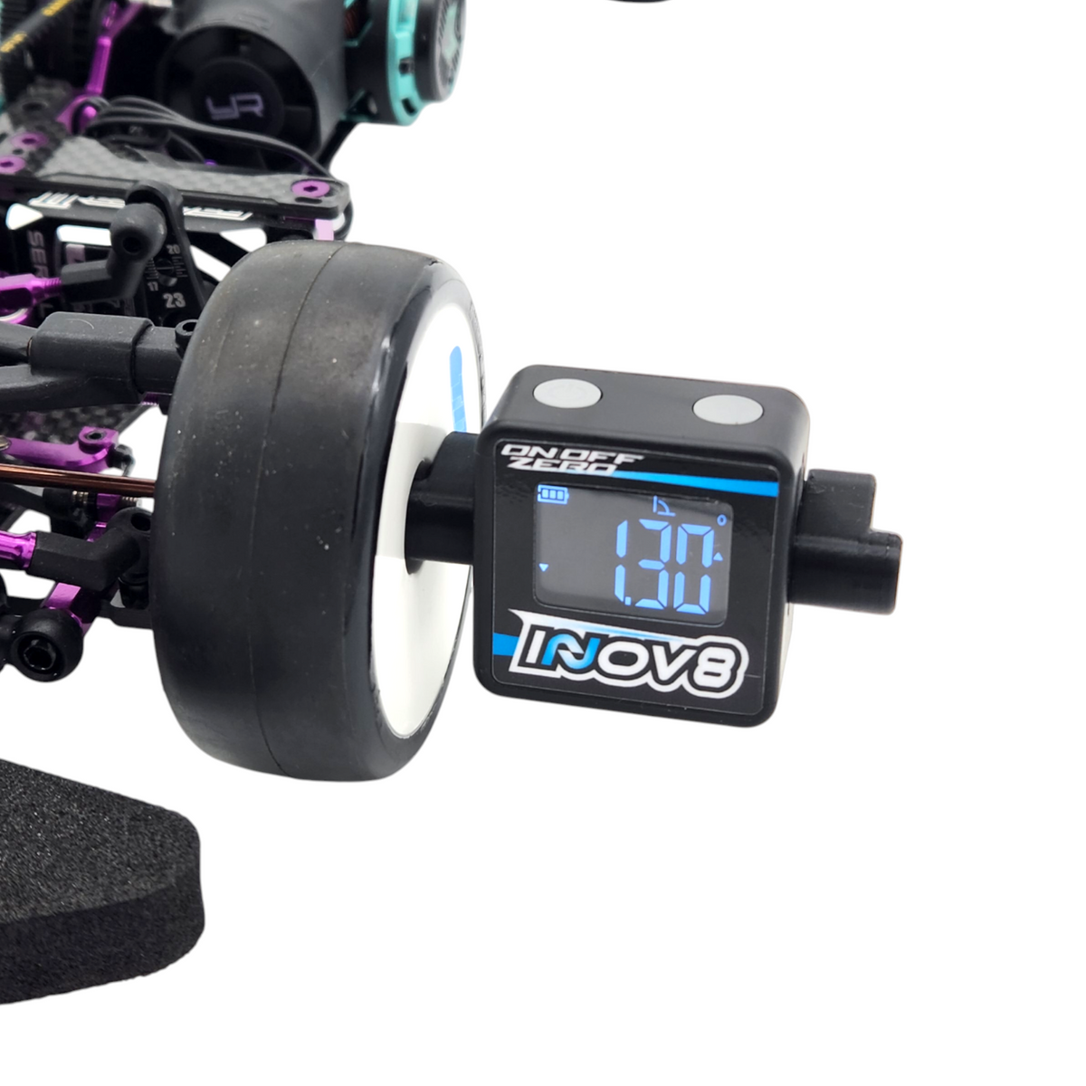 INOV8 3DX Carbon Digital Camber Gain Attachment for 1/10th Onroad/Offroad (4mm Axle)