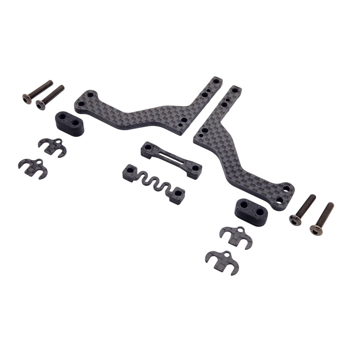 INOV8 Carbon Horizontal Rear Body Mount Set for XRAY X4'26 (Various Types)