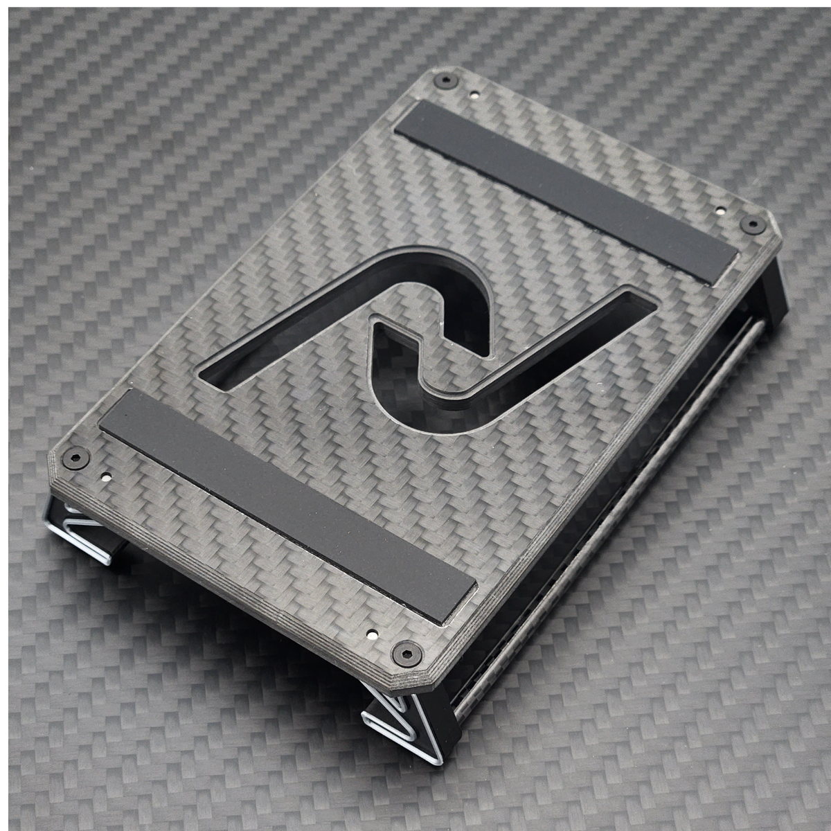 INOV8 3DX Carbon Car Stand for 1/10th &amp; 1/12th Onroad (Silver)