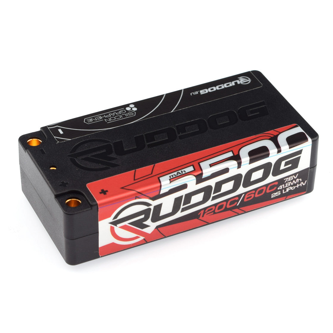 RUDDOG Racing 5500mAh 150C/75C 7.6V LCG Short Stick Pack LiPo-HV Battery