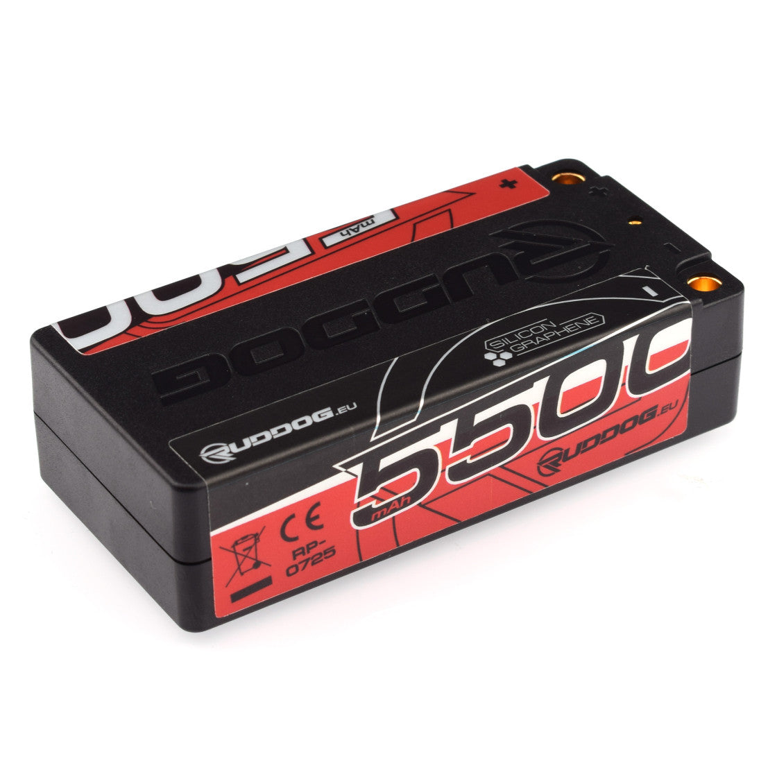 RUDDOG Racing 5500mAh 150C/75C 7.6V LCG Short Stick Pack LiPo-HV Battery