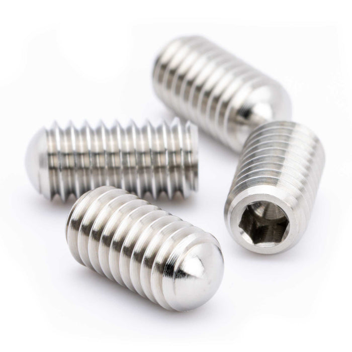 1up Racing Pro Duty Titanium Rounded Droop Screws (Various Sizes)