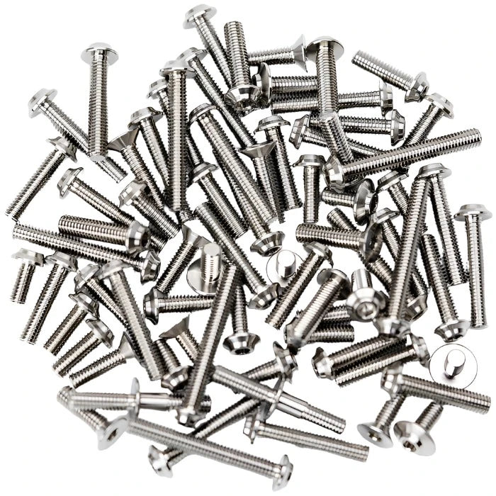 1up Racing Pro Duty Titanium Upper Screw Set Team Associated B7 (Assorted Colours)