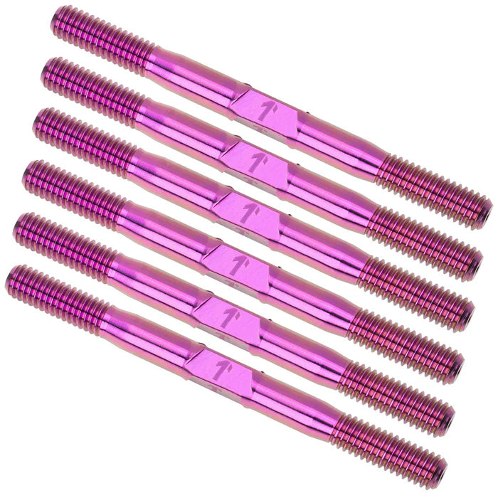 1up Racing Pro Duty 3.5mm Titanium Turnbuckle Set - Associated B7 (Assorted Colours)