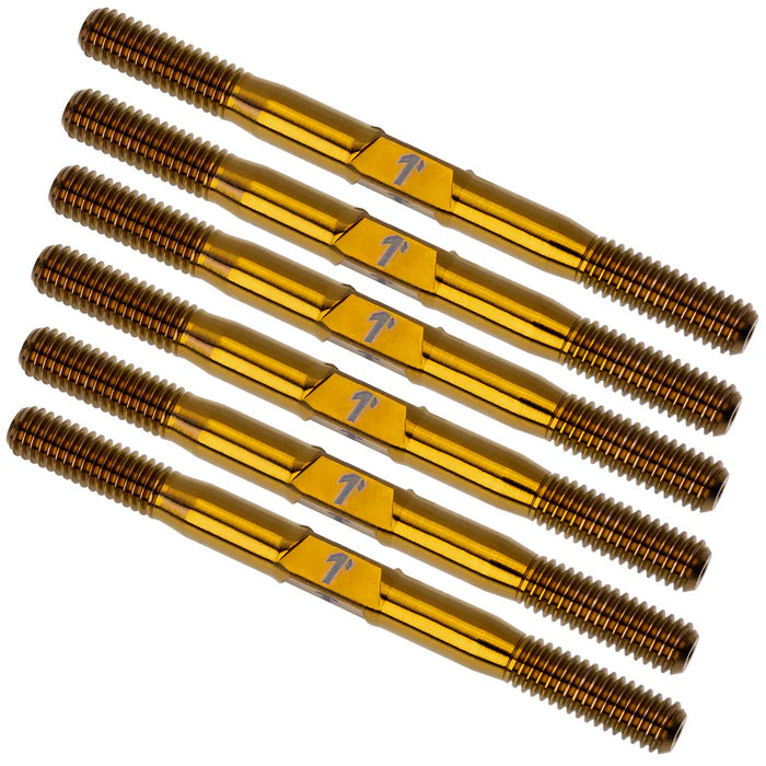 1up Racing Pro Duty 3.5mm Titanium Turnbuckle Set - Associated B7 (Assorted Colours)