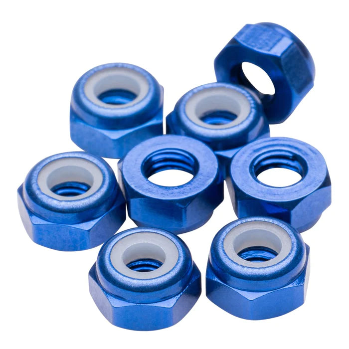 1up Racing Premium Aluminum Locknuts M3 - Assorted Colours