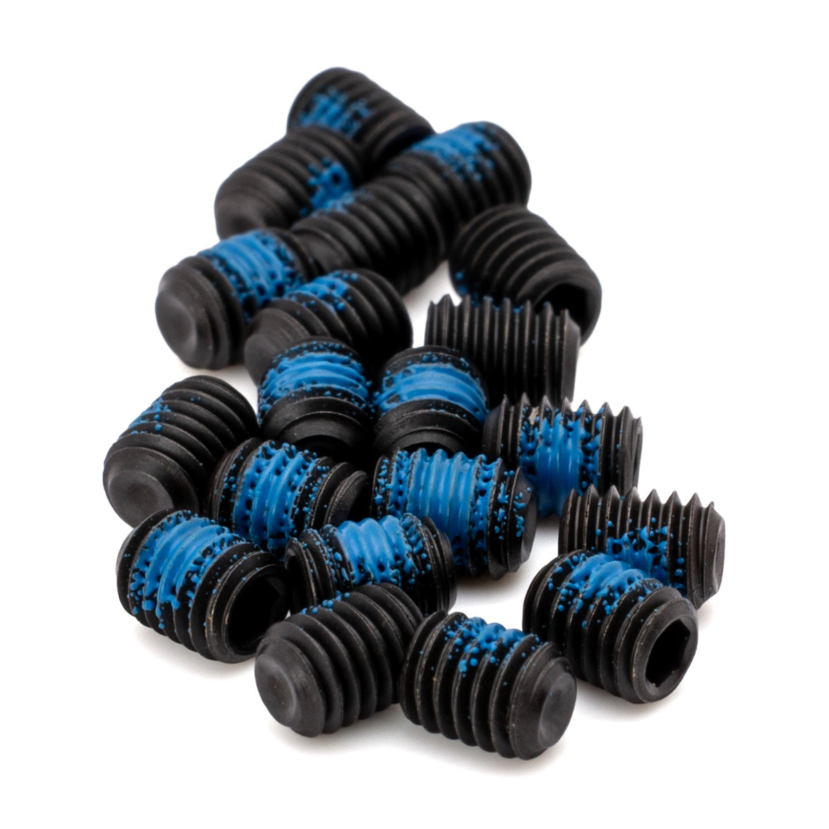 1up Racing M3 Set Screws w/Blue Thread Lock - 20pcs