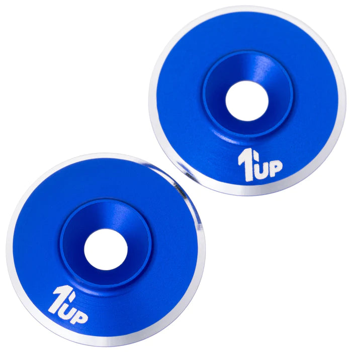 1up Racing 7075 LowPro Wing Washers (Assorted Colours)