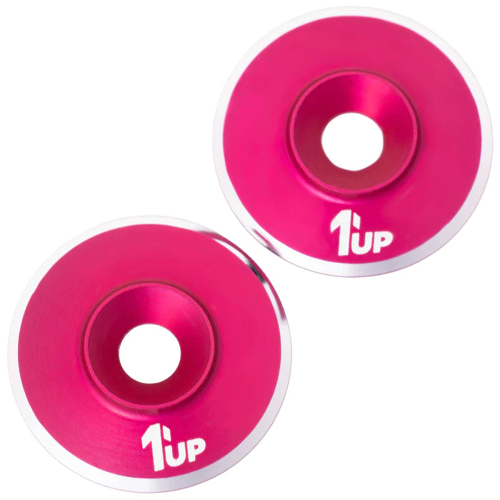 1up Racing 7075 LowPro Wing Washers (Assorted Colours)
