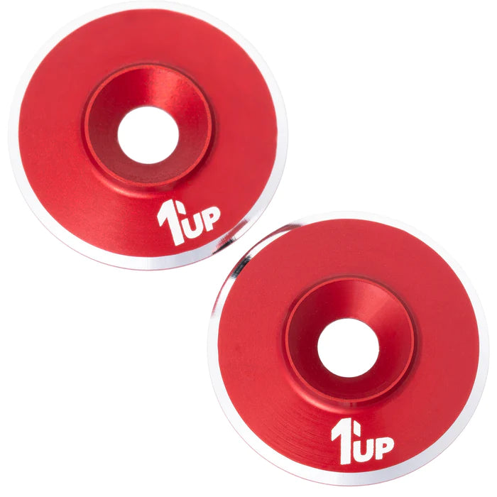 1up Racing 7075 LowPro Wing Washers (Assorted Colours)