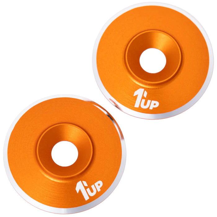 1up Racing 7075 LowPro Wing Washers (Assorted Colours)