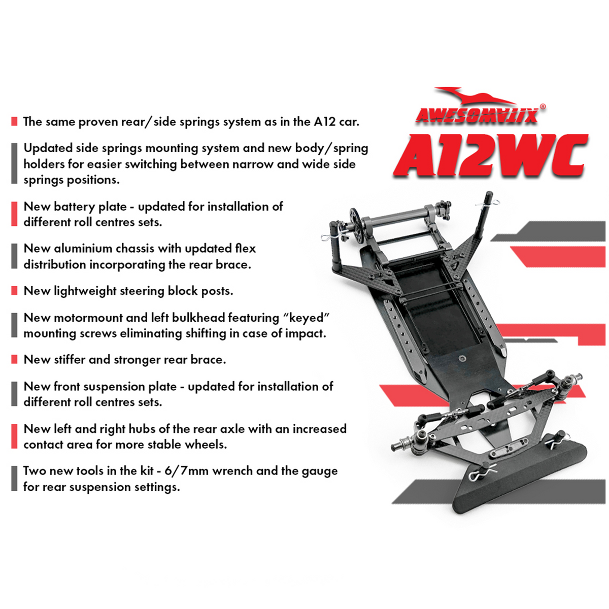 Awesomatix A12WC 1/12th Pan Car Kit