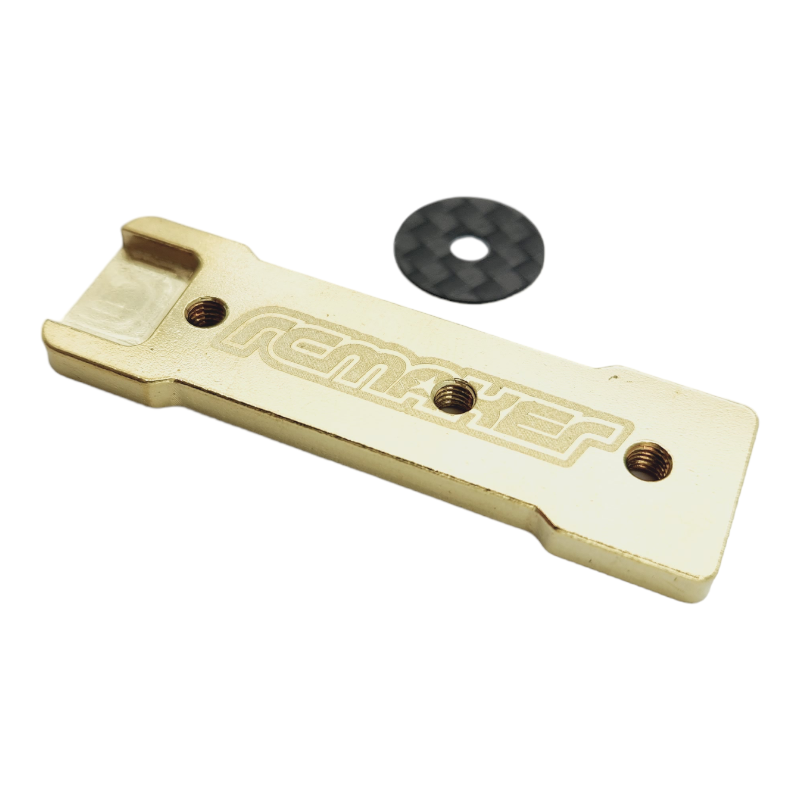 Brass LCG Rear Centre Stiffener Weight for Awesomatix A800R (15.5g)
