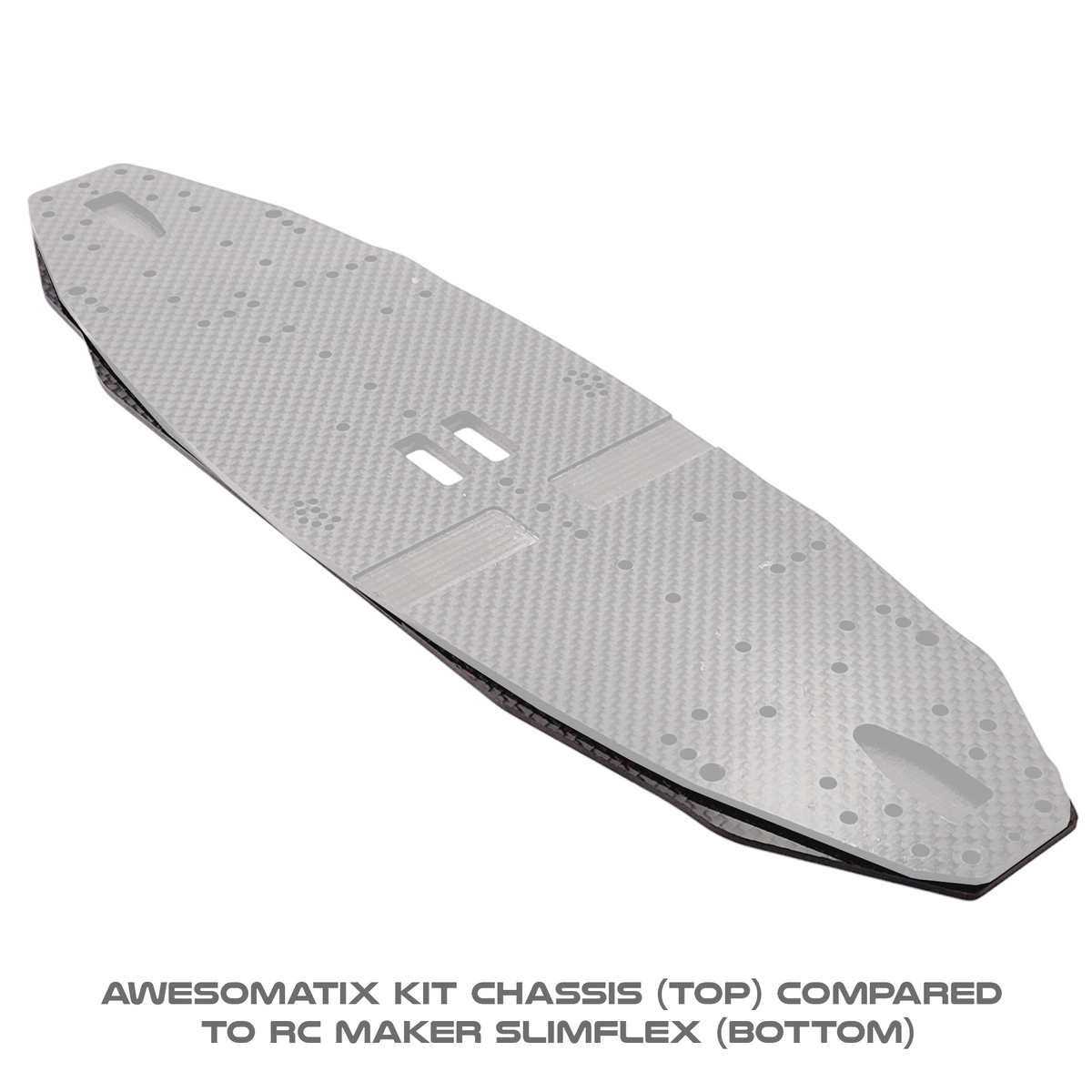 SlimFlex 2.2mm Carbon Chassis for Awesomatix A800R