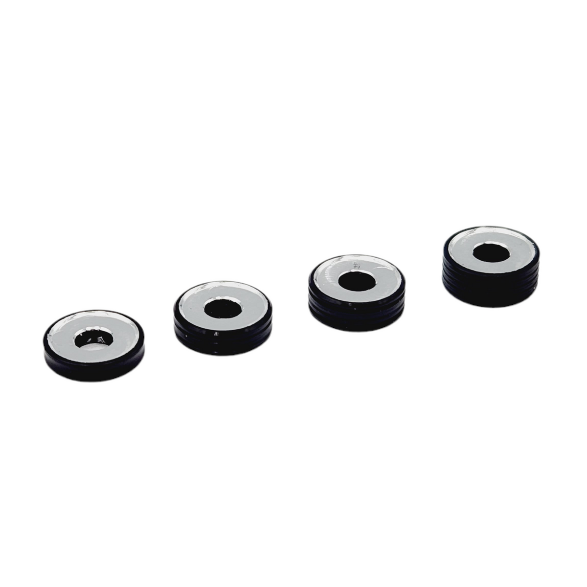 Large Contact 7075 Alu &quot;Ringed&quot; Roll Center Shim Set - Assorted Sizes