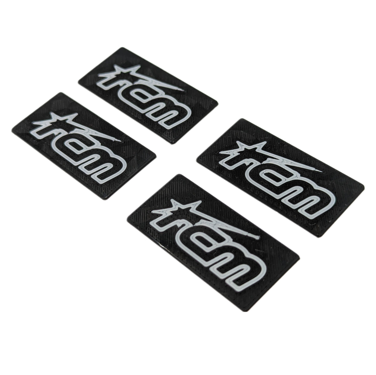 3D Pro Ultra-Lite Holographic Logo Wing End Plates (4pcs)