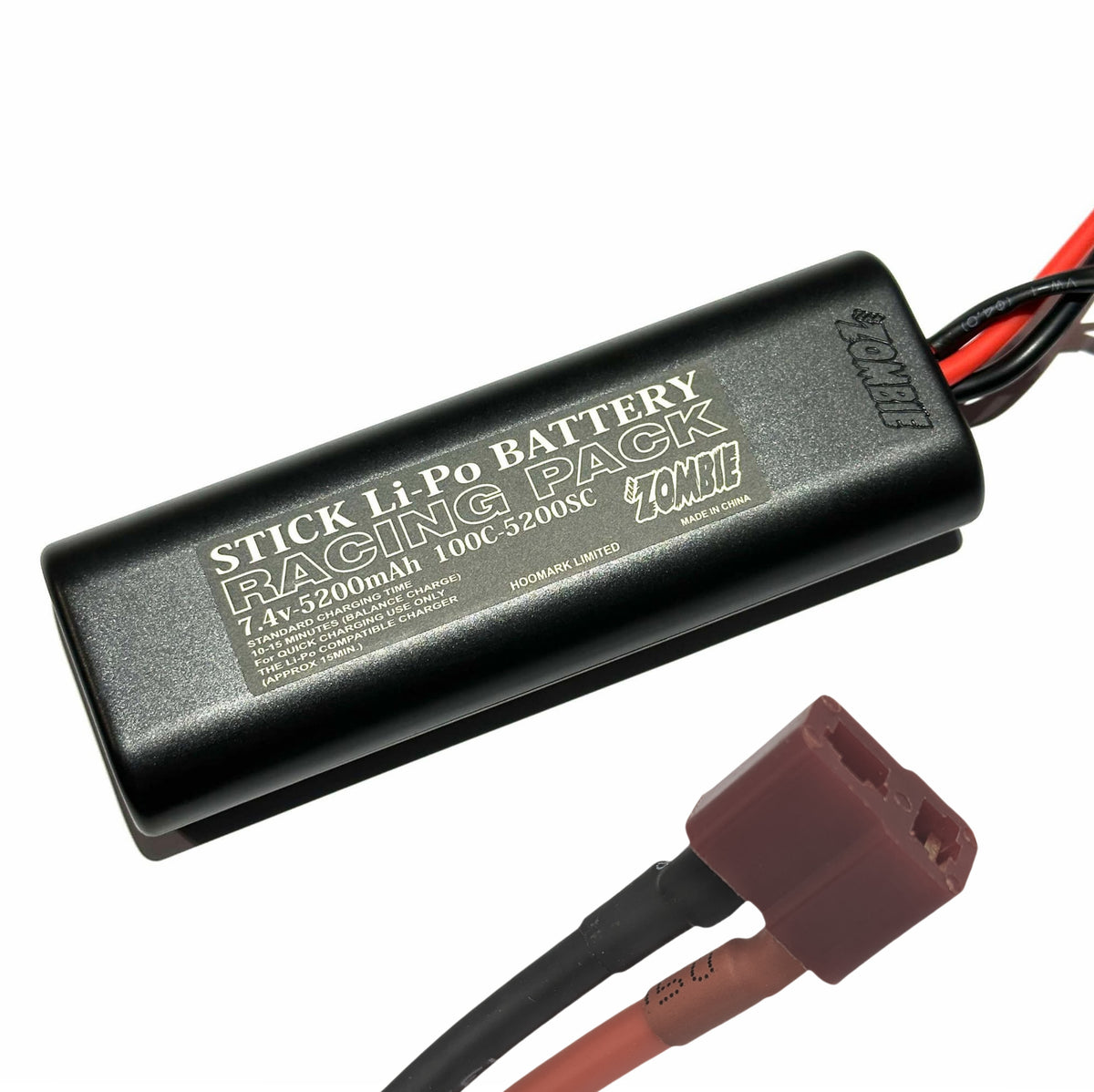 Team Zombie 5200mAh 7.4v 100c Retro Tamiya Stick Pack