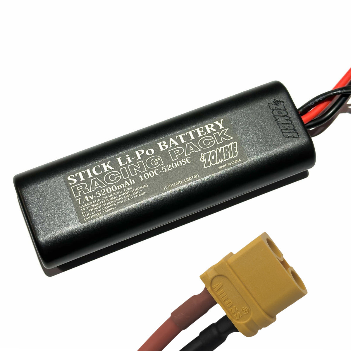 Team Zombie 5200mAh 7.4v 100c Retro Tamiya Stick Pack
