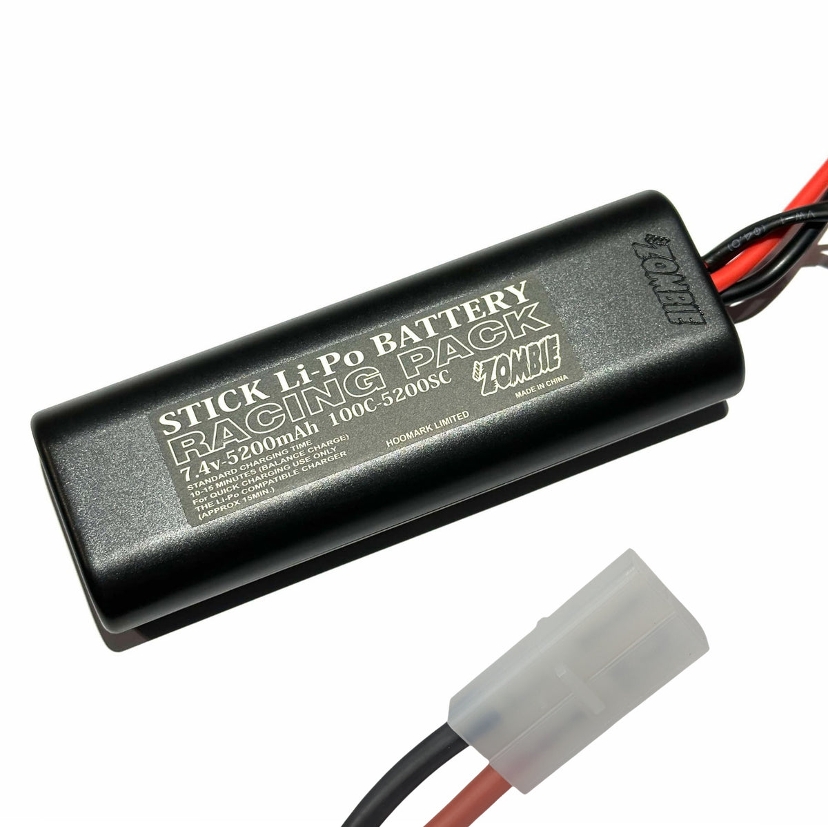 Team Zombie 5200mAh 7.4v 100c Retro Tamiya Stick Pack