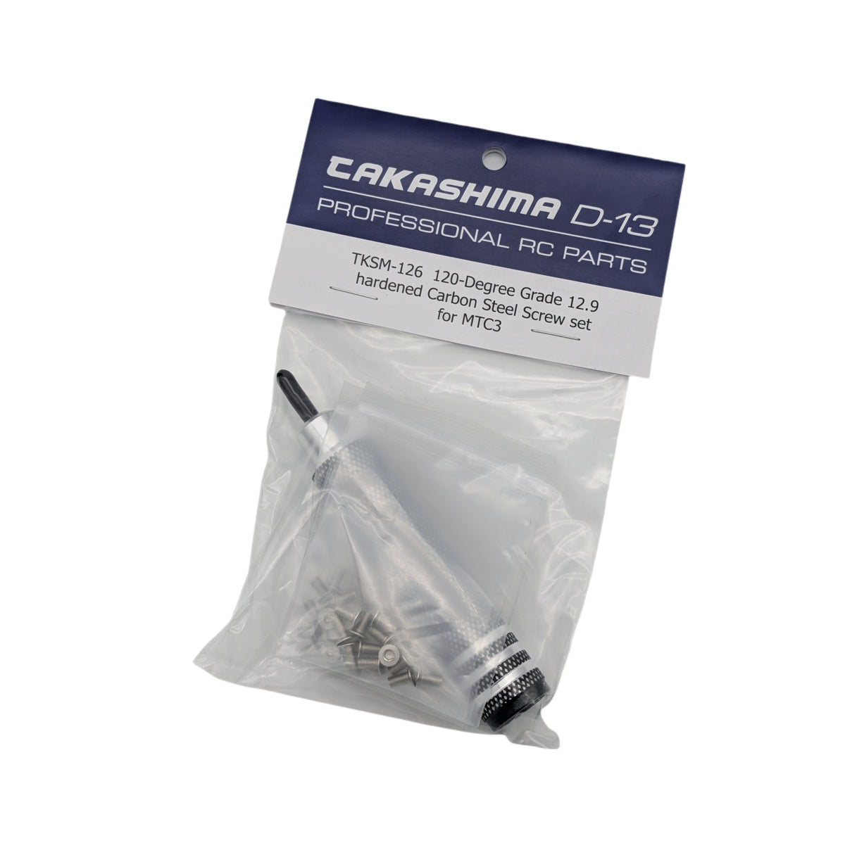 Takashima D-13 120-Degree Grade 12.9 hardened Carbon Steel Screw set for MTC3