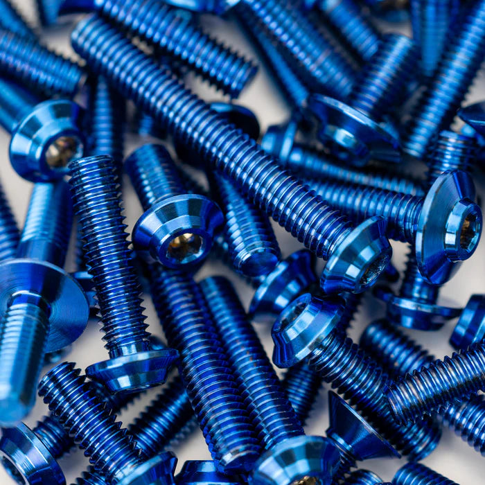 1up Racing Pro Duty Titanium Upper Screw Set Team Associated B7 (Assorted Colours)
