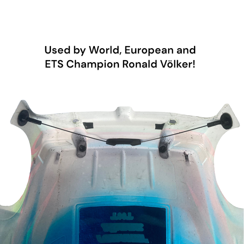 3D Pro Carbon Ultra-Lite Flexible Rear Anti Tuck Body Stiffener (w/Tape)