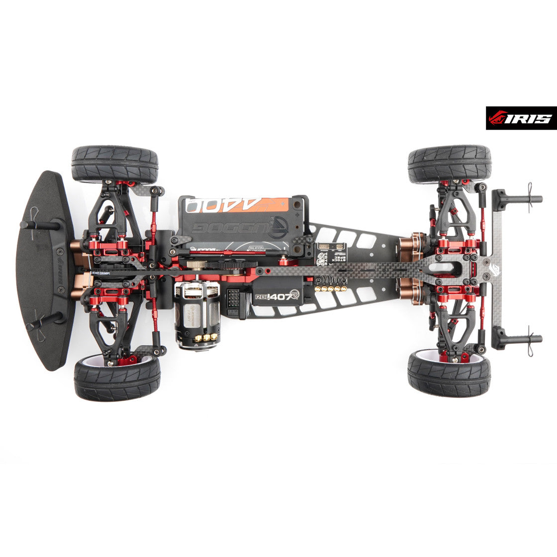 IRIS ONE.1 FWD 1/10th Front Wheel Drive Kit - Carbon Chassis