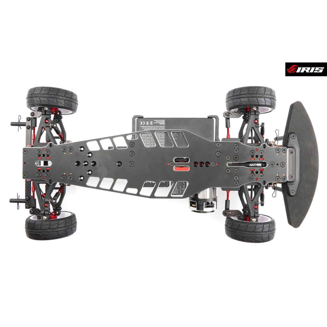 IRIS ONE.1 FWD 1/10th Front Wheel Drive Kit - Carbon Chassis