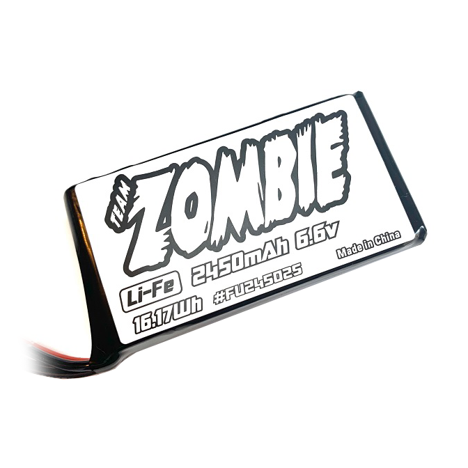 Zombie 2450mah 6.6V transmitter LiPo for 7PX 10PX