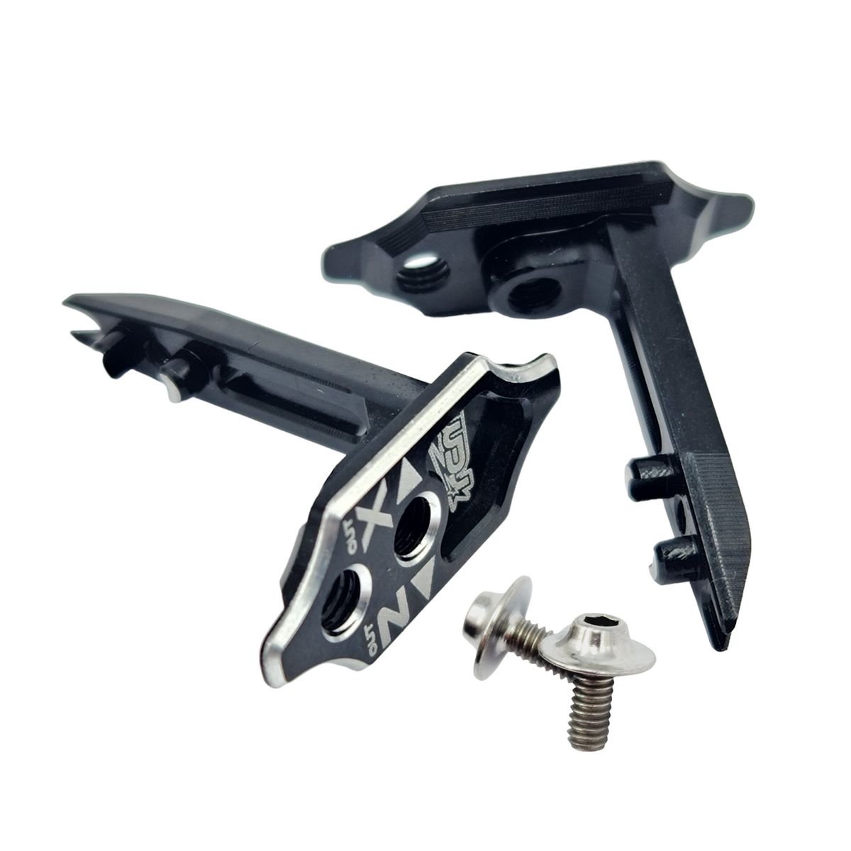 Horizontal Rear Post Body Mounts ULTRA LITE Mounts w gr.5 Ti Screws RC MAKER
