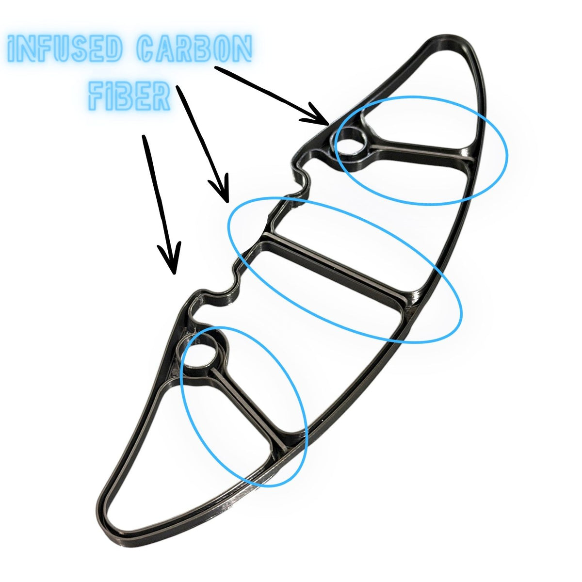 INOV8 3DX Carbon Airframe Bumper for RC MAKER SP2