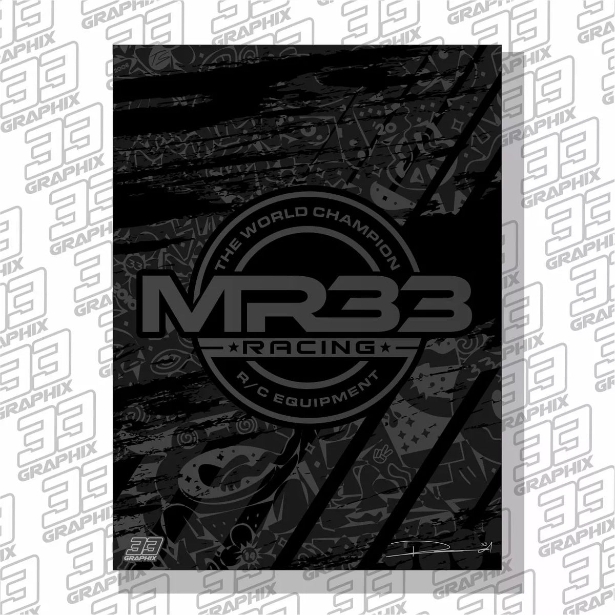 MR33 SIGNATURE Setup Board - Onroad (39 x 29 x 1cm)