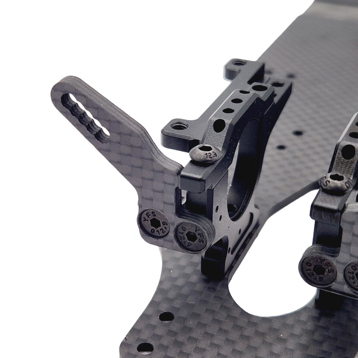 GeoCarbon Front Shock Tower Set for Yokomo MS1.0