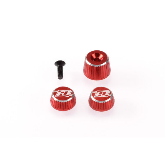 Revolution Design M17 Dial and Nut Set (Red)
