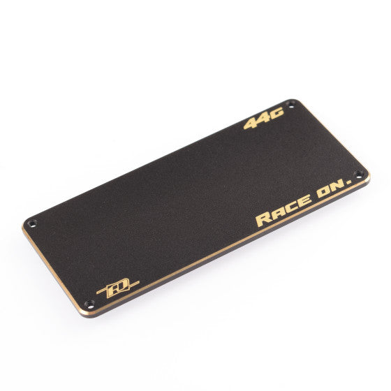 Revolution Design B7 | B6.4 | T6.4 | SC6.4 Heavy ESC Mounting Plate (Brass | 44g)