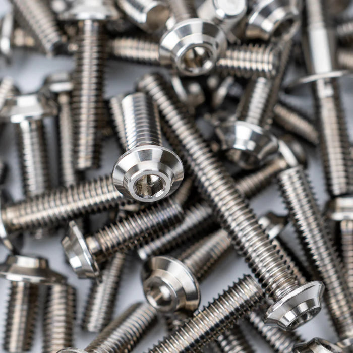 1up Racing Pro Duty Titanium Upper Screw Set Team Associated B7 (Assorted Colours)