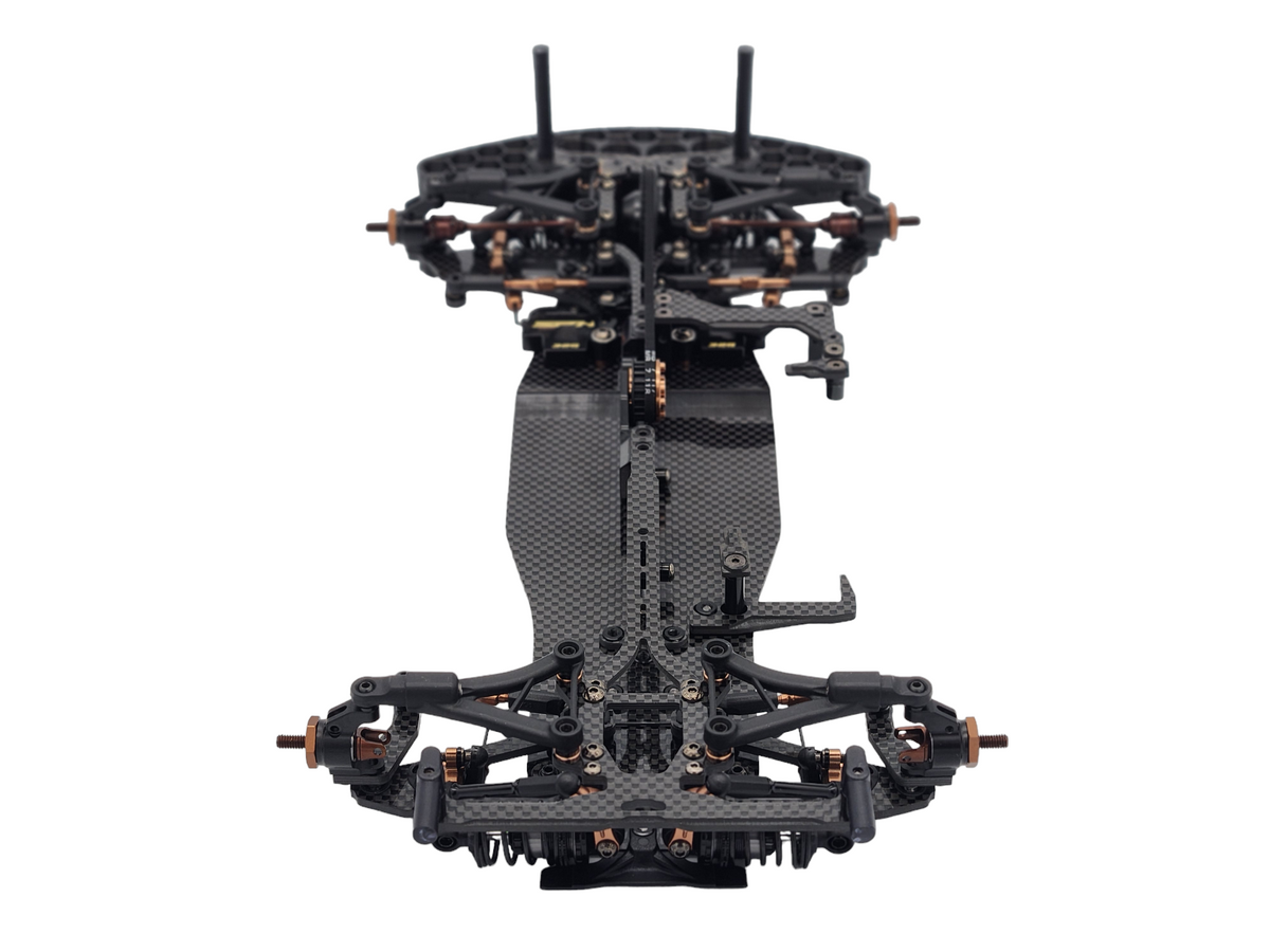 SP1-F 1/10th EP Onroad FWD Car Kit - Carbon