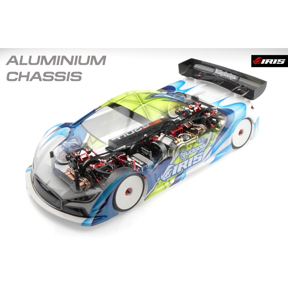 IRIS ONE.1 1/10th Touring Car Kit - Aluminium Linear Flex Chassis