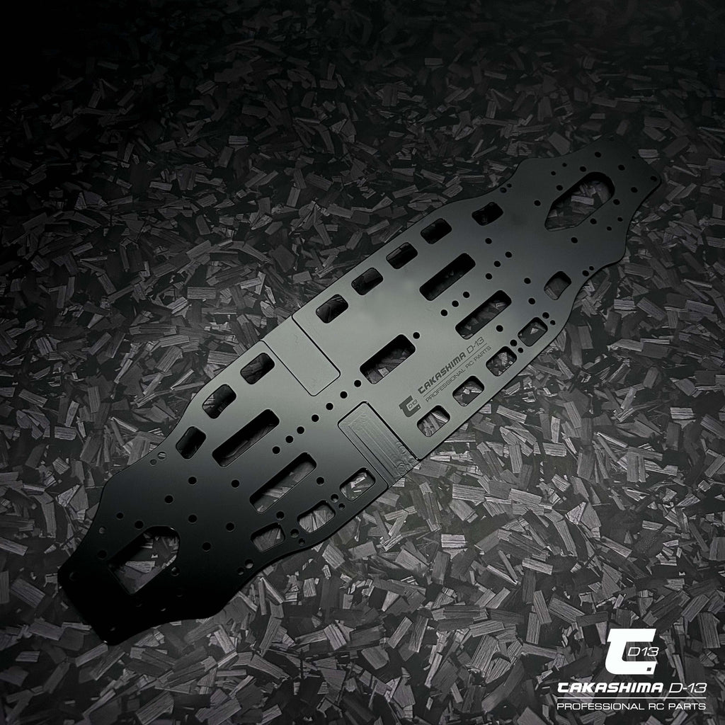 Takashima D-13 Steel Chassis for AXON TC10/4 (2 Thicknesses) - RC