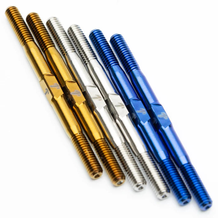 1up Racing Pro Duty 3.5mm Titanium Turnbuckle Set - Associated B7 (Assorted Colours)