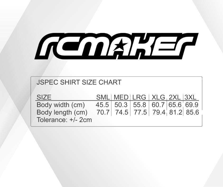 RC MAKER 2025 Team T-Shirt (Assorted Sizes)