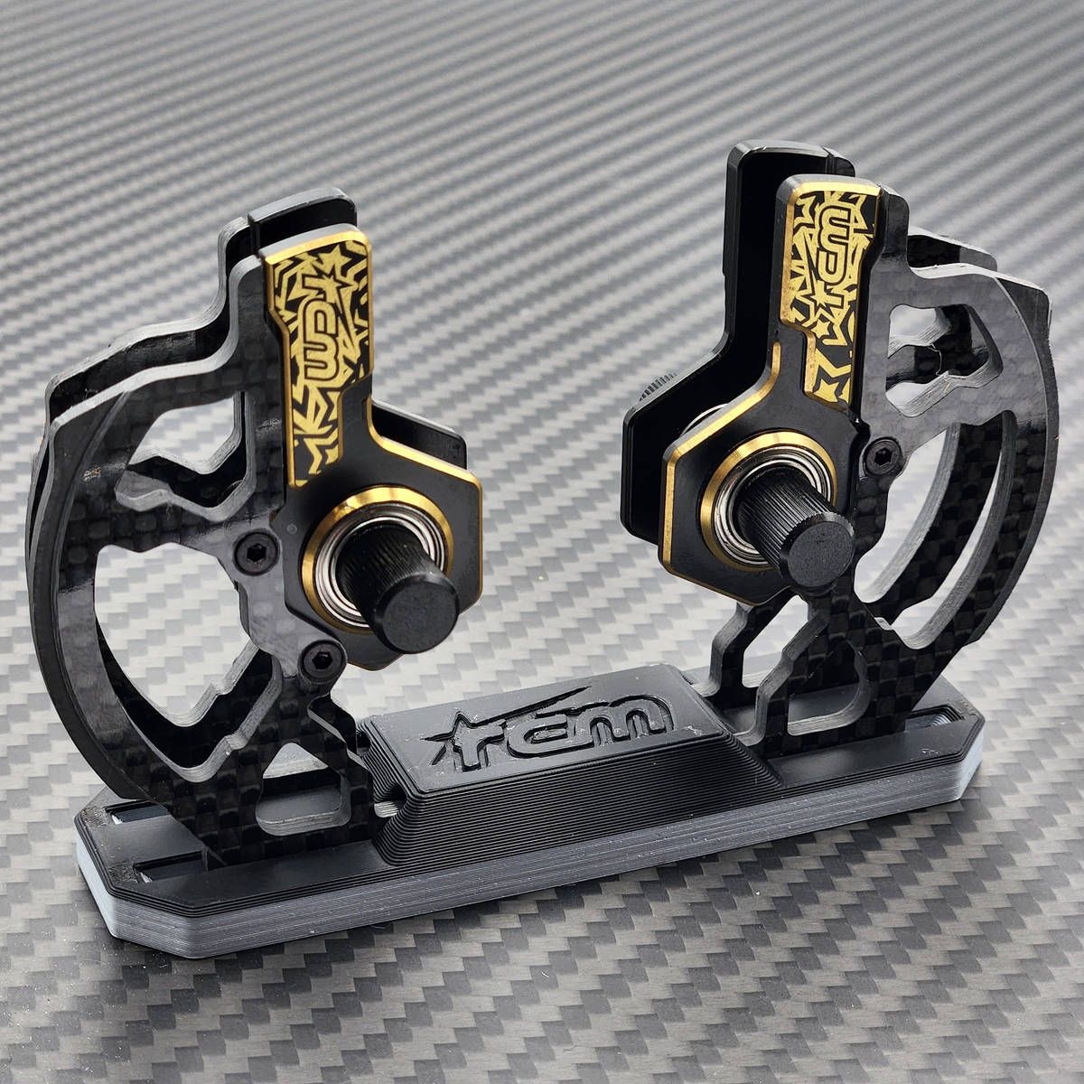 GeoCarbon HD Weighted Tweak Wheel Set Pro for 1/10th Onroad