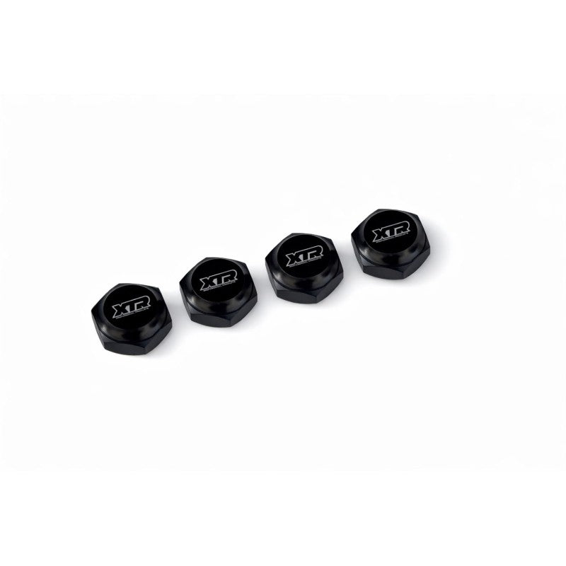 XTR 1/8 wheel nuts with cover - Black