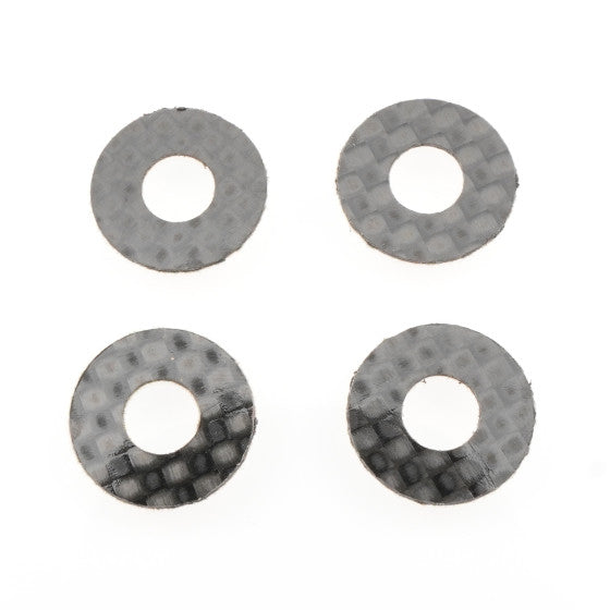 Revolution Design Ultra 1/10 TC Carbon Fiber Body Washers (4pcs | for 6mm Posts)